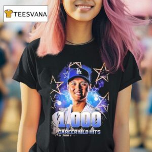 Shohei Ohtani From Los Angeles Dodgers Achieved Career Mlb Hits T Shirt