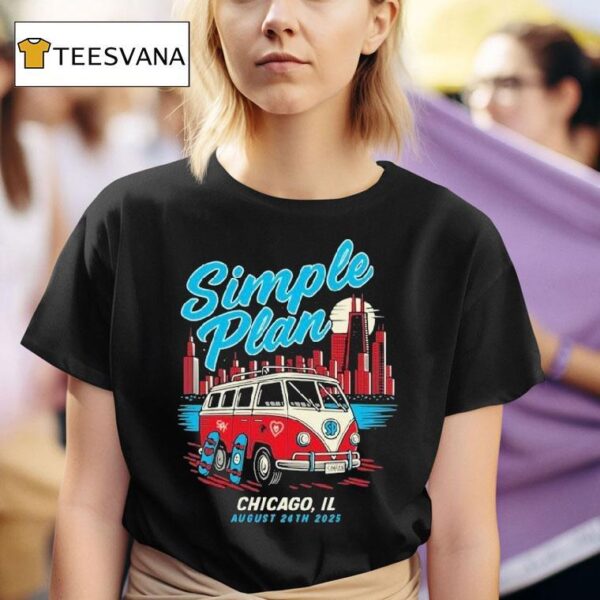 Simple Plan Tour Chicago Il T Shirt
