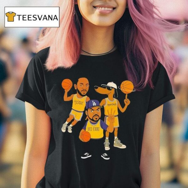 Snoop Dogg Kendrick Lamar And Ice Cube Big Team T Shirt