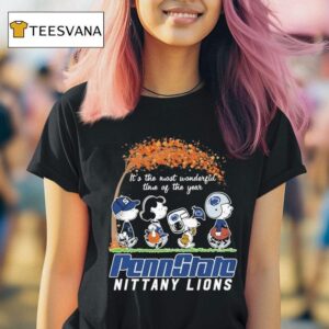 Snoopy The Peanuts Penn State Nittany Lions It S The Most Wonderful Time Of The Year T Shirt