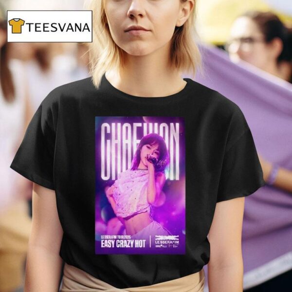 Sserafim Easy Crazy Hot Le Sserafim Tour T Shirt