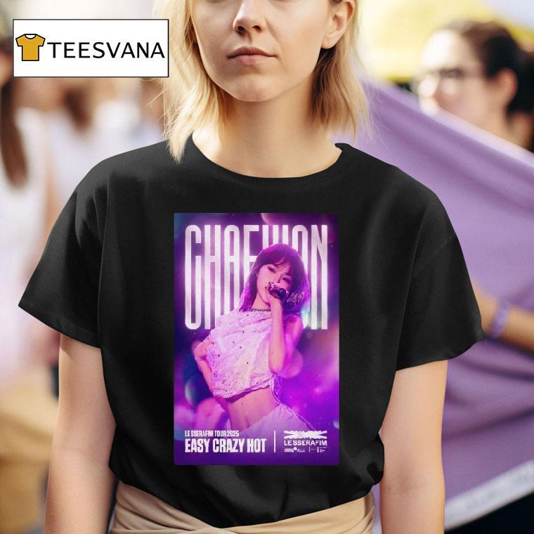  Sserafim Easy Crazy Hot Le Sserafim Tour  T Shirt