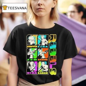 Star Wars Rebels Stacked Character Panels Mashup T Shirt