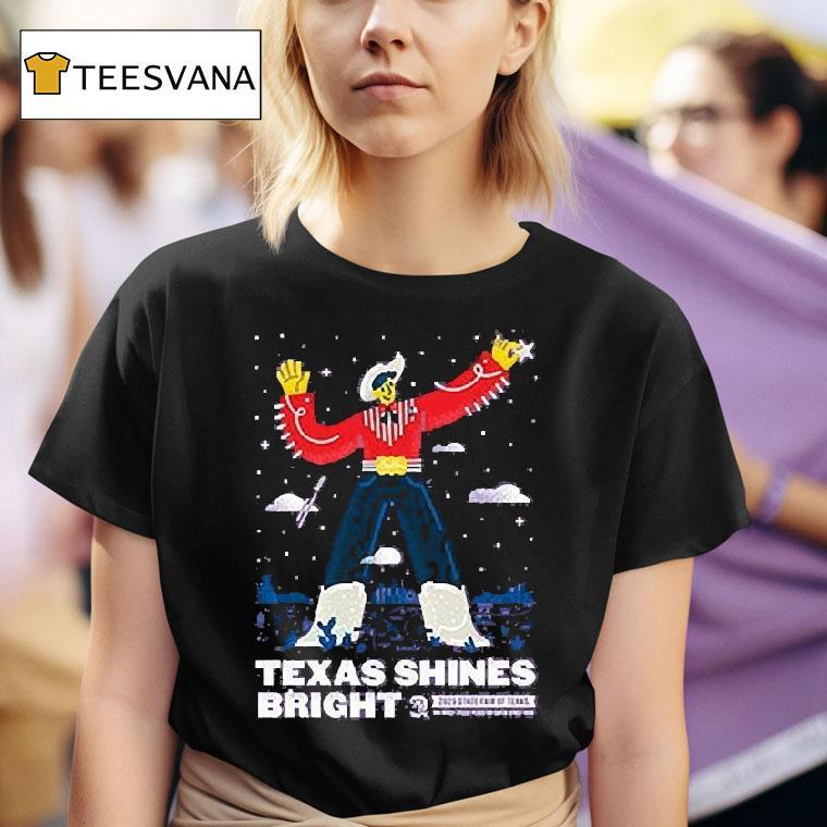  State Fair Of Texas  Commemorative Art Texas Shines Brigh T Shirt