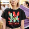 State Forty Eight Arizona Desert Cardinal T Shirt
