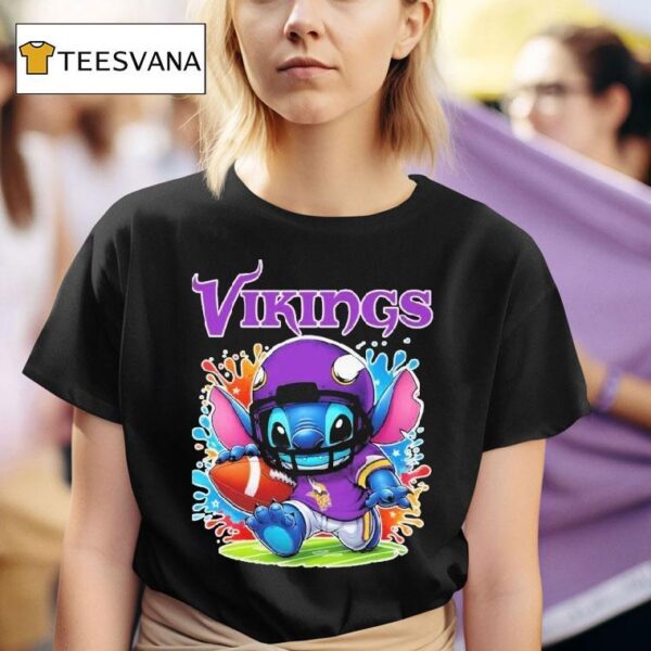 Stitch Fan Minnesota Vikings Nfl T Shirt
