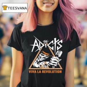 The Adicts Viva La Revolution Skull T Shirt