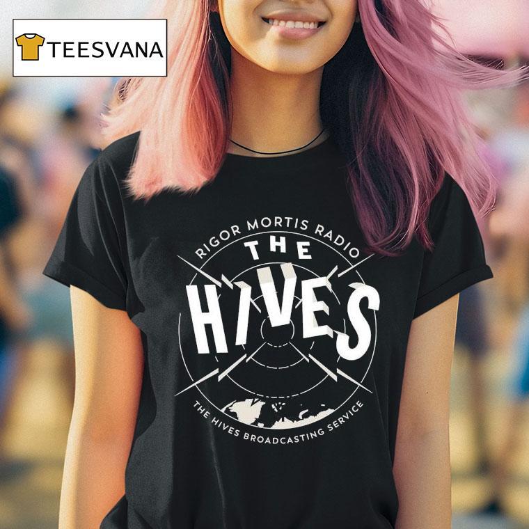  The Hives Rigor Mortis Radio Broadcasting Service Tower T Shirt