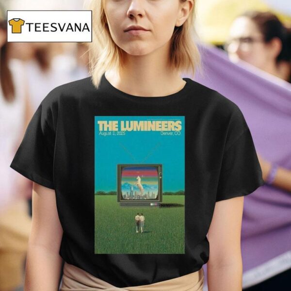 The Lumineers August Empower Field At Mile High Denver Co Tv Horse T Shirt