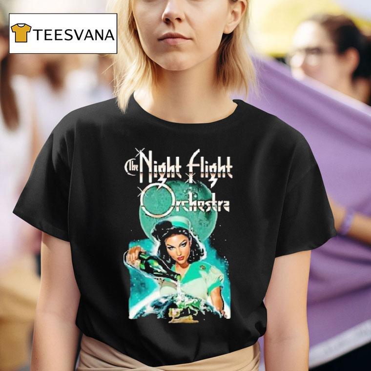  The Night Flight Orchestra Moon Over Australia  Tour T Shirt