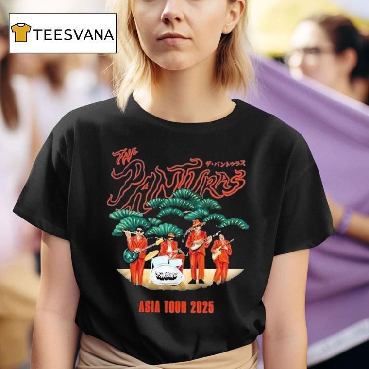  The Panturas Asia Tour  Eleki Band Version T Shirt