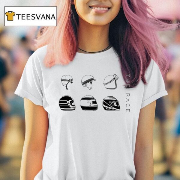 The Race Helmet Evolution T Shirt