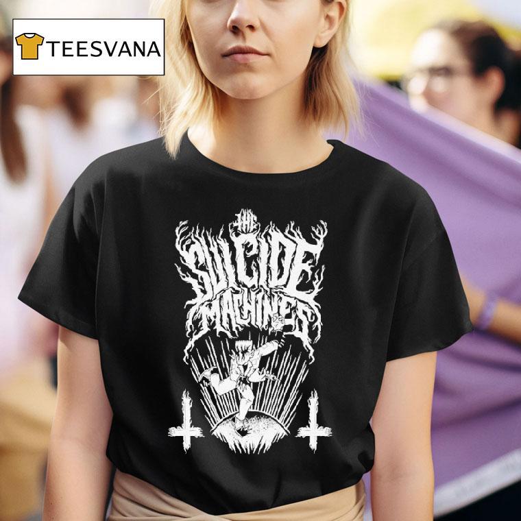  The Suicide Machines God Is Dead X Ska Is No T Shirt