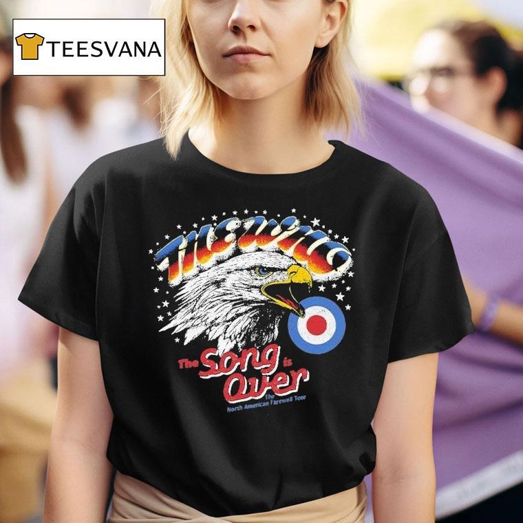  The Who The Song Is Over North America  Farewell Tour Eagle T Shirt