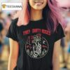 Them Dirty Roses Hands Skeleton Neon T Shirt