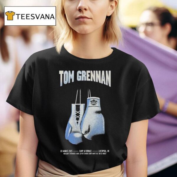 Tom Grennan Concert Liverpool Uk At Camp Furnace Aug T Shirt