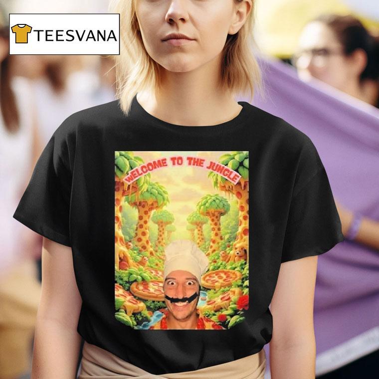  Tony Pepperoni Welcome To The Jungle Pizza S T Shirt
