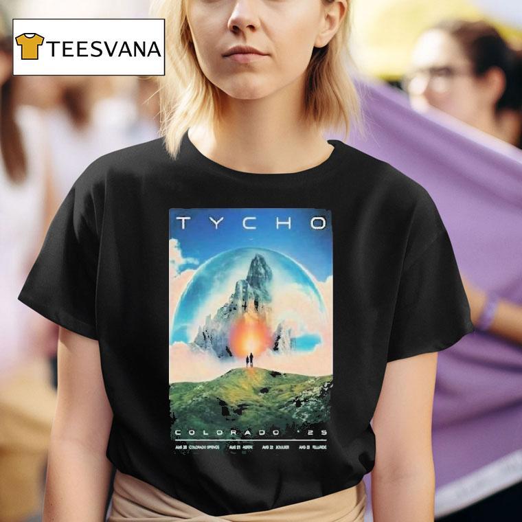  Tycho Colorado Springs  Aug  Aspen Boulder Telluride T Shirt