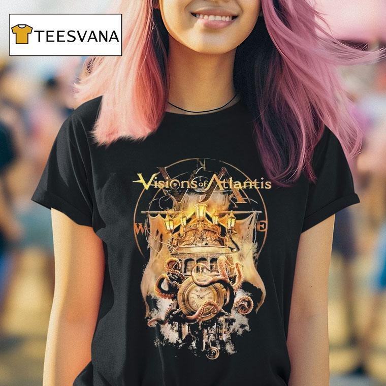  Visions Of Atlantis Clocks T Shirt