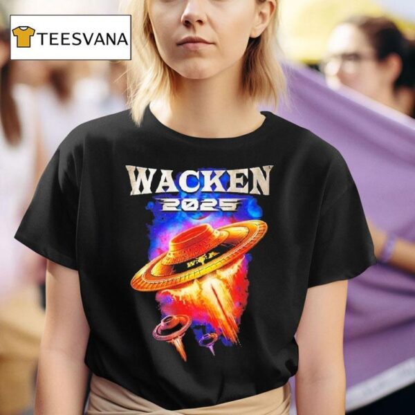 Wacken Years Of Metal Madness Saucer Ufo T Shirt