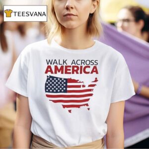 Walk Across America Map T Shirt