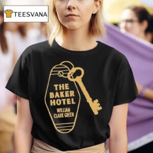 William Clark Green The Baker Hotel Skeleton Key Tour T Shirt