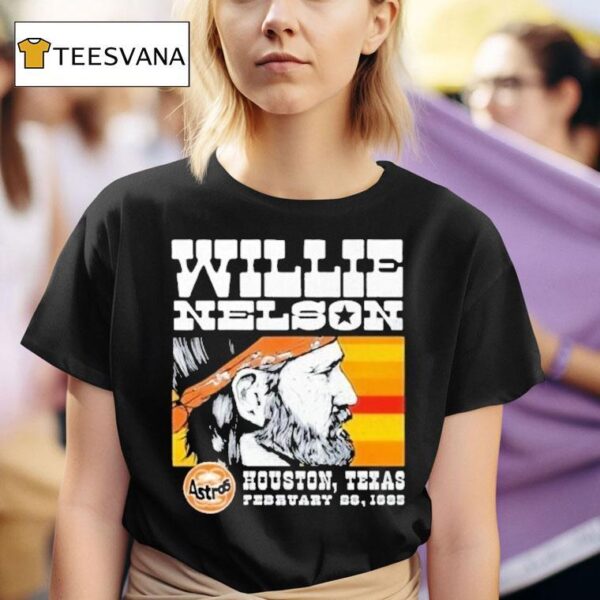 Willie Nelson Astrodome Houston Astros Texas T Shirt