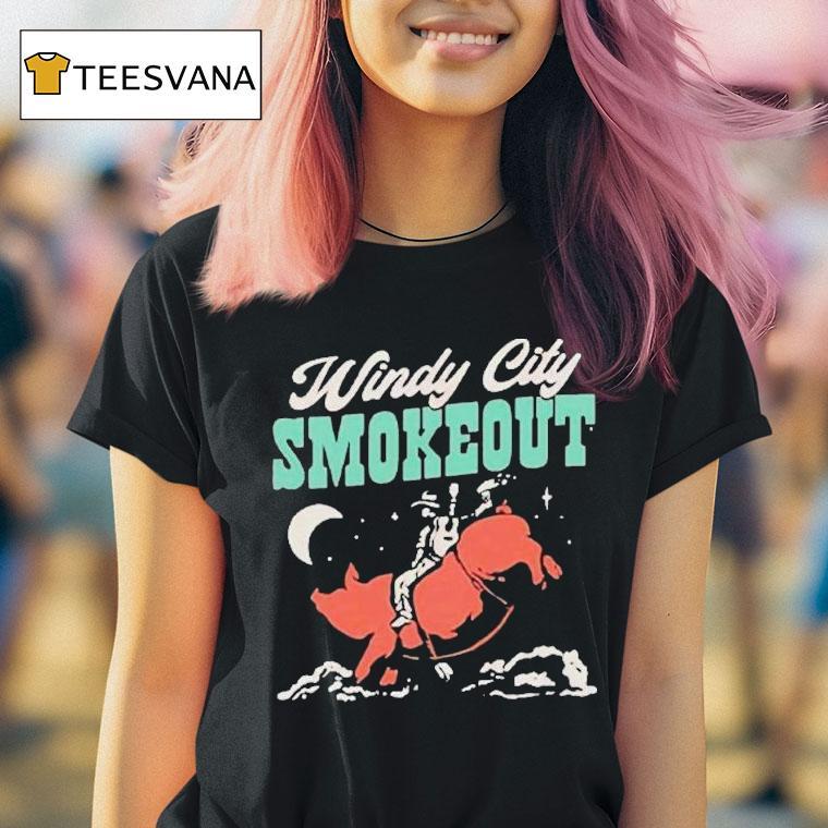  Windy City Smokeout Rodeo Pig T Shirt