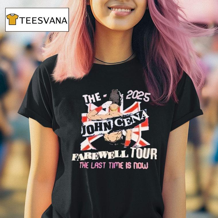  Wwe John Cena The  Farewell Tour The Last Time Is Now London T Shirt