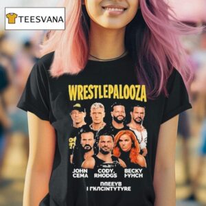 Wwe Wrestlepalooza John Cena Cody Rhodgs And Becky Lynch Final Indianapolis T Shirt