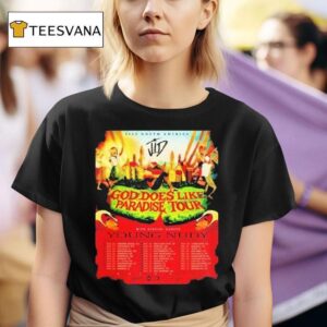 Young Nudy God Does Like Paradise Tour North America Cities Dates T Shirt