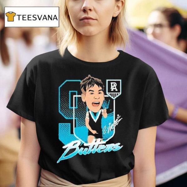 Zak Butters Port Adelaide Fc Signature T Shirt