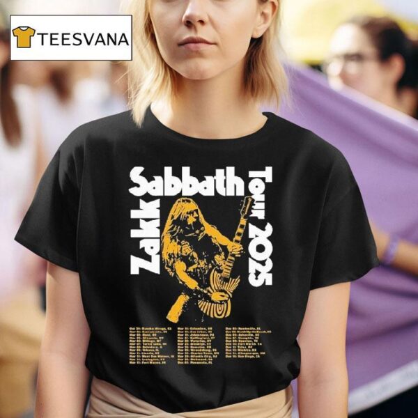 Zakk Sabbath Tour Dates On October In Rancho Mirage Ca T Shirt