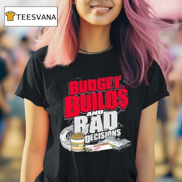 Video Budget Builds And Bad Decisions T Shirt