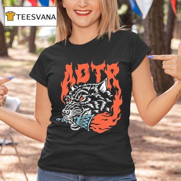 A Day To Remember Torch Wolf T Shirt