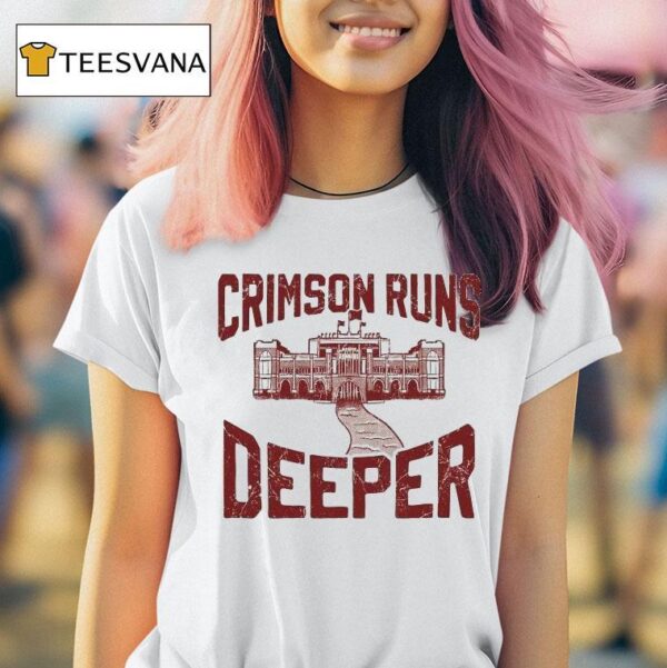 Alabama Crimson Tide Crimson Runs Deeper T Shirt
