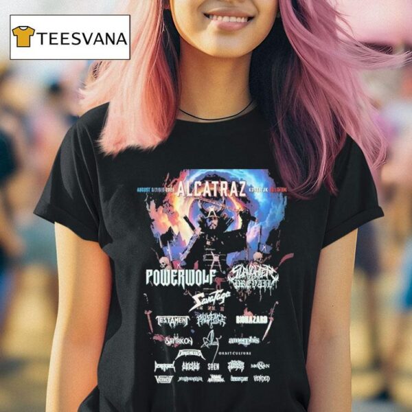 Alcatraz Festival August At Kortrijk Belgium Lineup Headliners Theme Samurai T Shirt