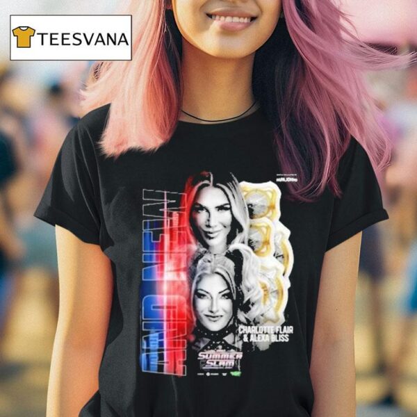 Alexa Bliss And Charlotte Flair Summer Slam T Shirt