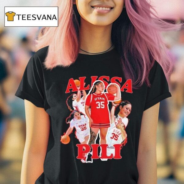 Alissa Pili Utah Utes Women S Basketball T Shirt