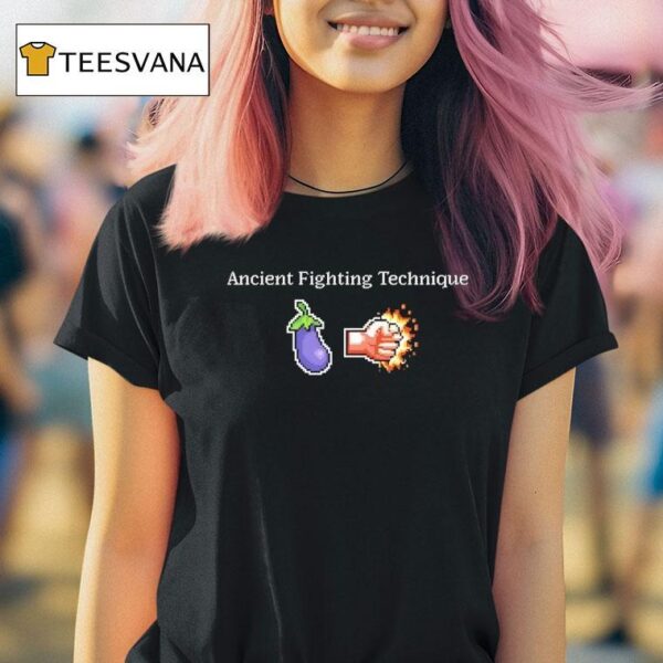 Ancient Fighting Technique Pixel T Shirt