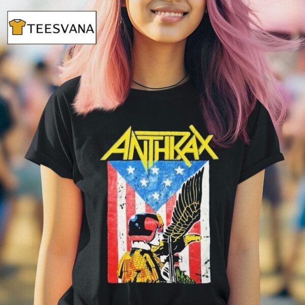 Anthrax Dredd Eagle T Shirt