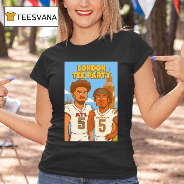 Atlanta Falcons And Cincinnati Bengals Nfl London Party T Shirt