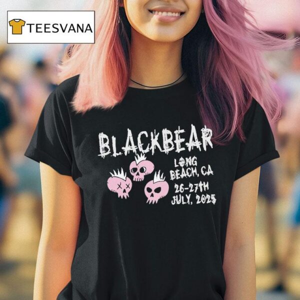 Beartrap Long Beach Ca Skull T Shirt