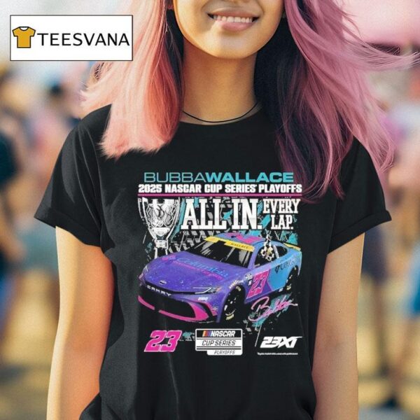 Bubba Wallace Xi Racing Nascar Cup Series Playoffs Columbia T Shirt