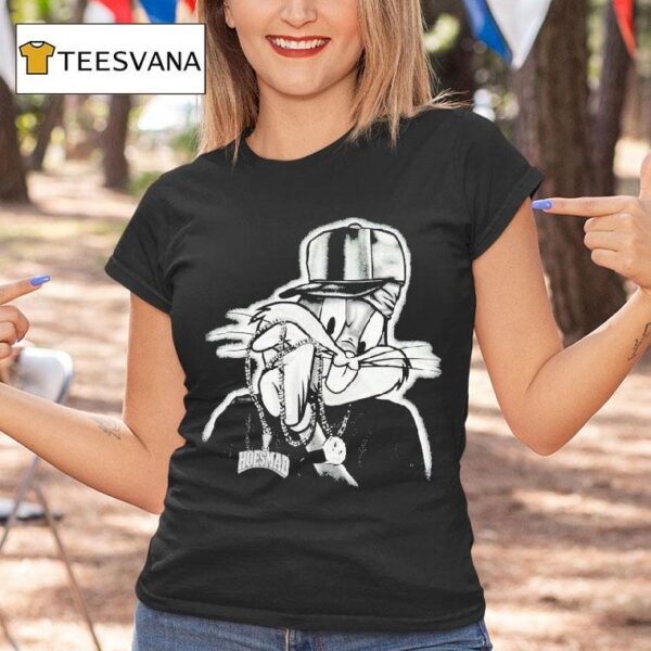 Bugs Bunny Hoesmad Rhinestone Looney Tunes T Shirt