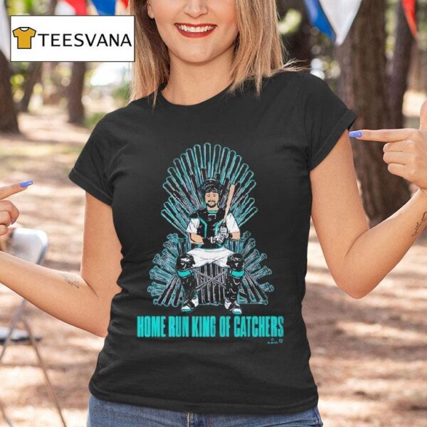Cal Raleigh Home Run King Of Catchers T Shirt