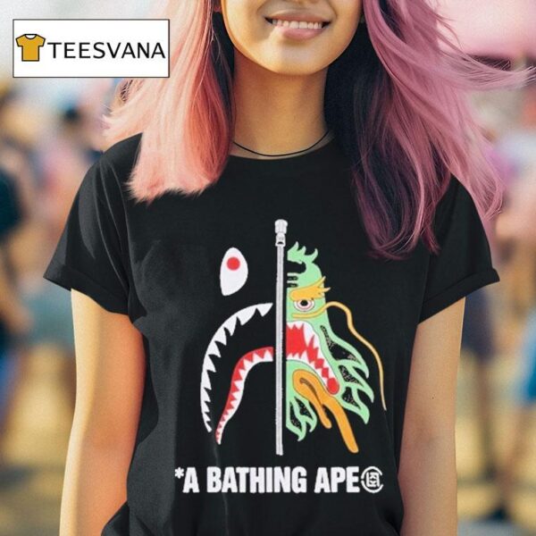 Camo Shark A Bathing Ape T Shirt