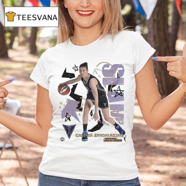 Cecilia Zandalasini Slam Golden State Valkyries Wnbpa T Shirt