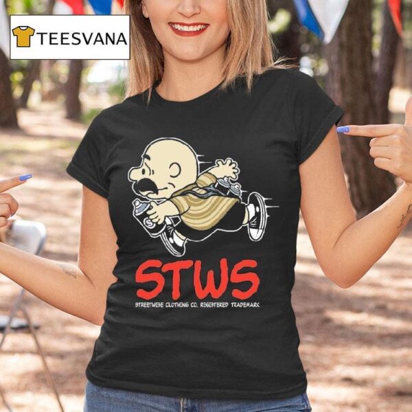 Charlie Brown Streetwise Run Up T Shirt