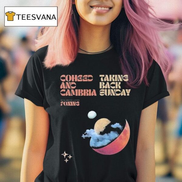 Coheed And Cambria Taking Back Sunday With Foxing Summer Tour Dates T Shirt